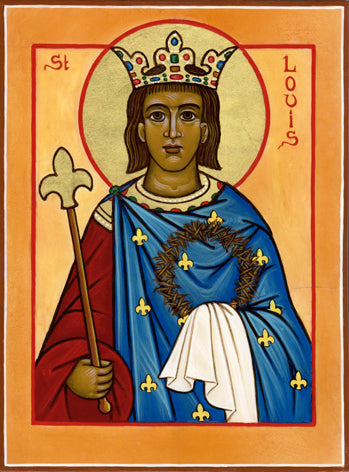 Icon of Saint Louis IX of France