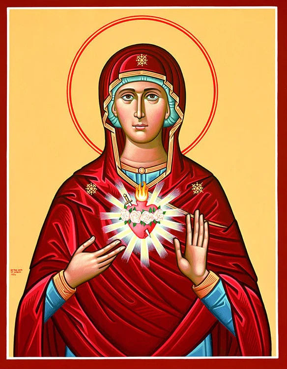 Icon of The Immaculate Heart of Mary