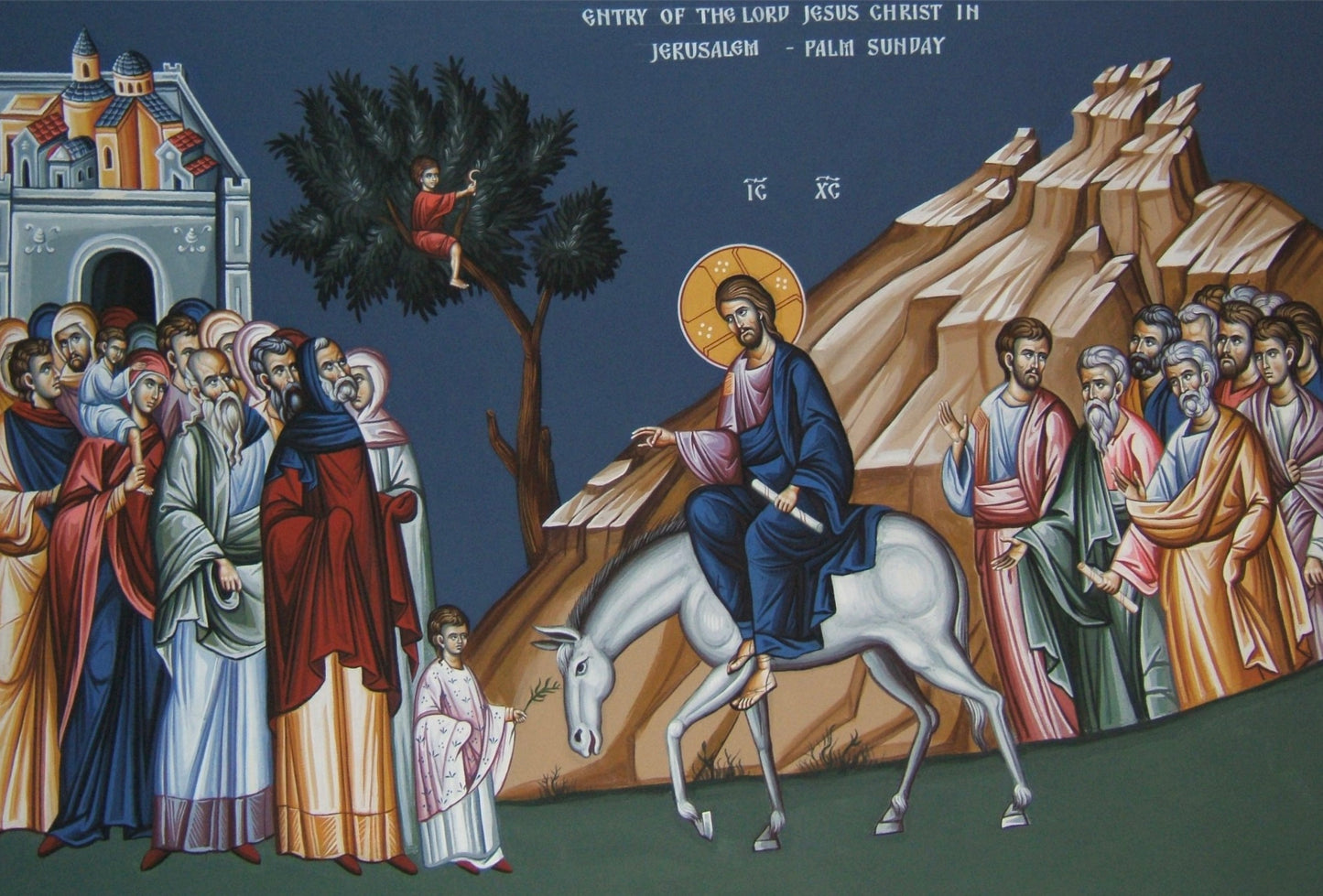 Icon of Palm Sunday