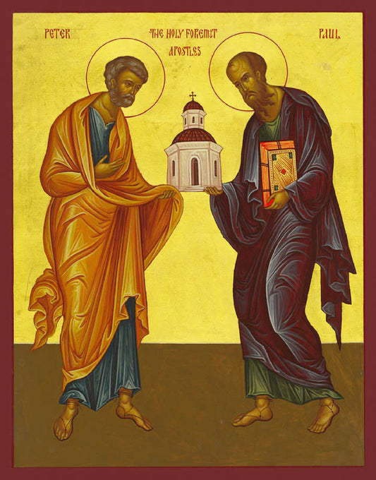 Icon of The Apostles Saint Peter and Paul